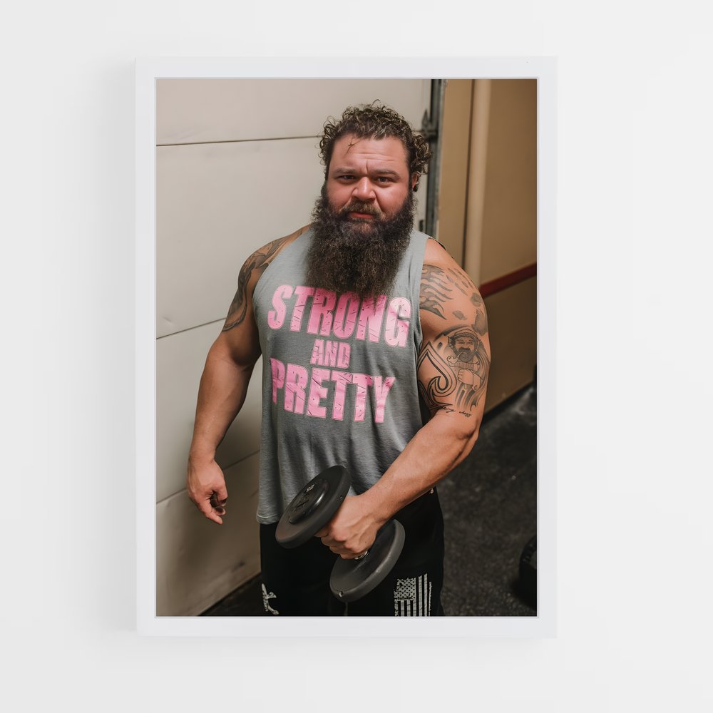 Poster Robert oberst – affiche Powerlifting (vue 3)